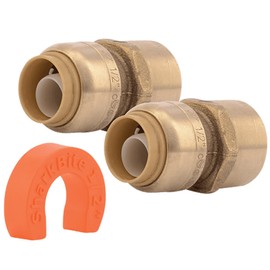 Cash Acme 22604LF 1/2-Inch by 3/4-Inch FNPT Sharkbite Water Heater Installation Kit