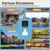 Indoor Security Camera with Clock 2.4G WiFi Wireless HD 3MP
