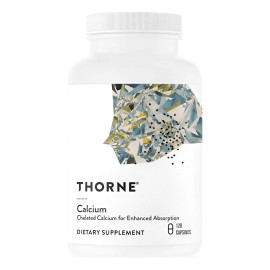 Thorne Calcium (calcio Quelado) 120 Caps Sin Sabor