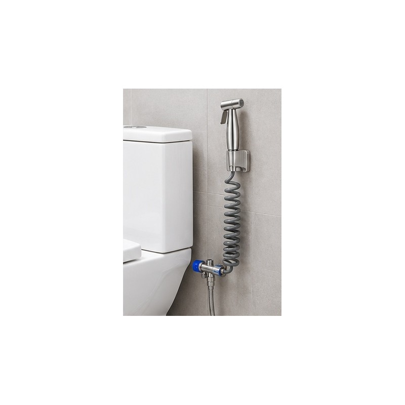 Handheld Bidet Sprayer for Toilet - Stainless Steel Spray Gun
