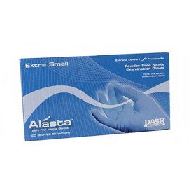 DASH Alasta 200 Nitrile Exam Gloves - Violet Blue - 3.1 mil - Box of 200 (XS)