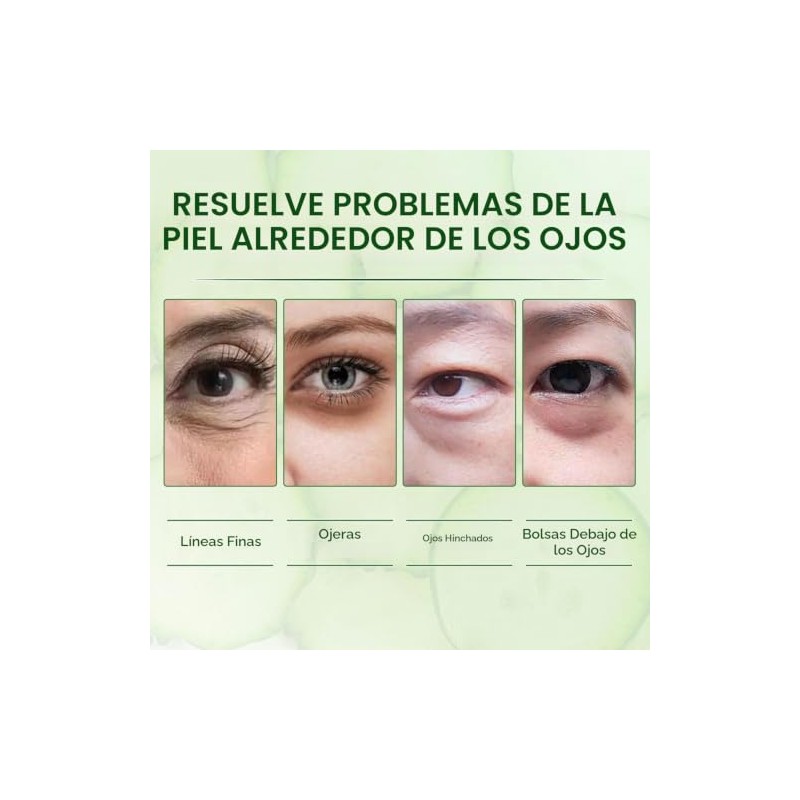 60 Parches Ojos Bolsas y Ojeras Hialuronico, Eye Patches Hidratante