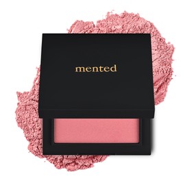 Mented Cosmetics Powder Face Blush for Women Made in USA Vegan Cruelty Free Paraben Free, 0.2oz, Pinky Promise