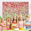 SJOLOON Floral Backdrop for Photography Valentine's Day Backdrops Spring Flower