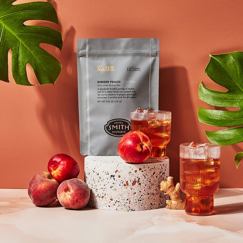 Steven Smith Teamaker Ginger Peach Iced Tea No. 35 Refreshing,