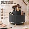 Rotating Makeup Brush Holder Organizer for Vanity Storage – 360°