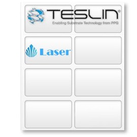 Teslin® Synthetic Paper- for Laser Printers - Micro-Perforated 8-up - 10 mil | 100 Sheets