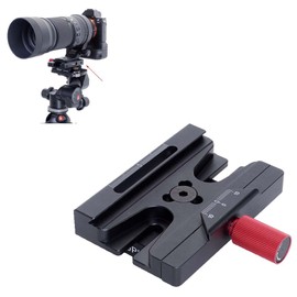 iShoot Clamp Adapter Mount Converter, Conversion Arca-Swiss Fit Quick Release Plate 200PL / 410PL Plate to RC4 Tripod Clamp, Compatible with Manfrotto 405/410/488RC4/498RC4/808RC4 Tripod Ball H. ead