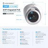 Amcrest 5MP Turret POE Camera, UltraHD Outdoor IP Camera POE