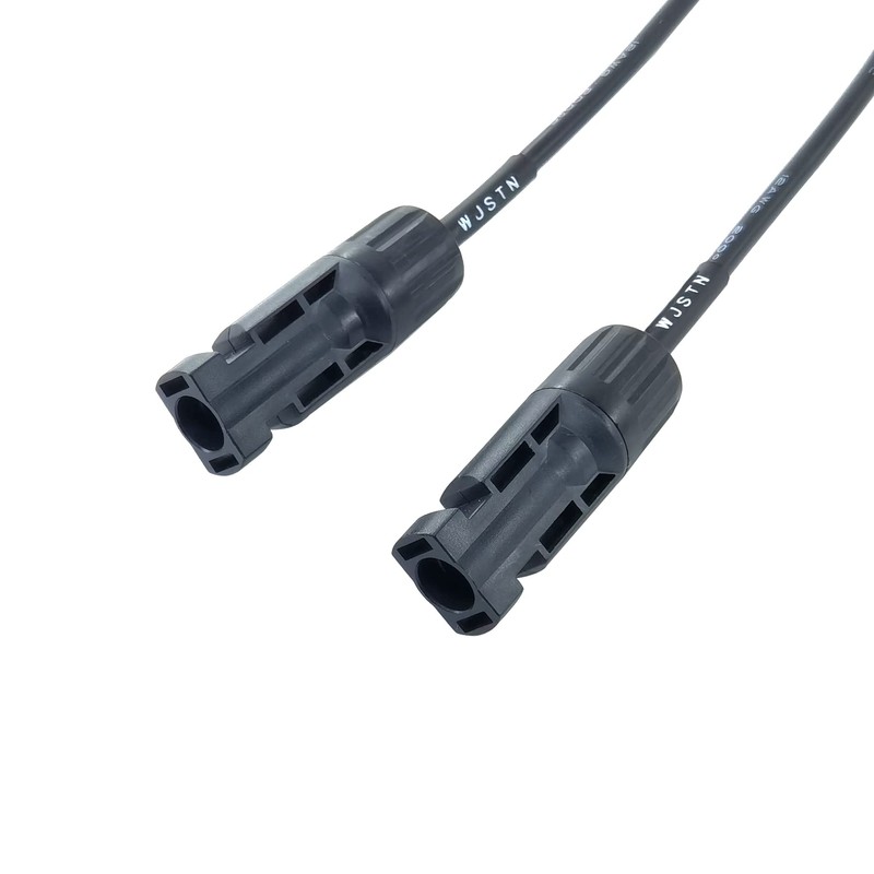WJSTN Safety 4mm Banana Plugs Male to MC-4 Female Test