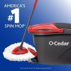 O-Cedar Easywring Microfiber Spin Mop & Bucket Floor with 3