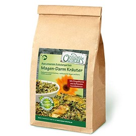 Original-Leckerlies: Magen-Darm-Kräutermix Basic, 500g Hundekräuter, Kräuter für Hunde, Hundefutter- Naturprodukt für Hunde, barfen