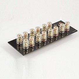 Lyndahl Speaker Panel Multimedia Panel for Speakers Suitable for Flush-Mounted Box/Wall Mounting Box Wall Connection Panels Surround System Black 7.1