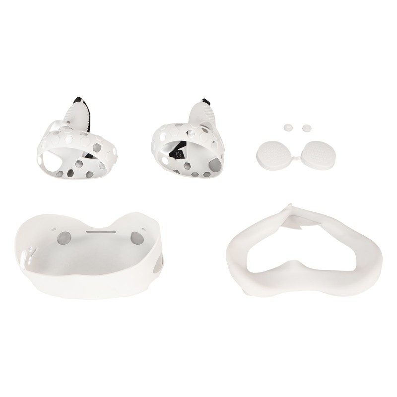 5 in 1 Silicone Cover Set for Quest 2 Includes