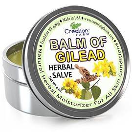 Creation Farm Balm of Gilead Salve - Large 4 Oz Tin - All Botanical Balm of Gilead Bud Ointment, Todos Bálsamo de Galaad pomada botánico
