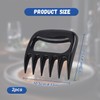 Uiopqrst 2Pcs Chicken Shredder, Meat Claws for Shredding, BBQ Claws,