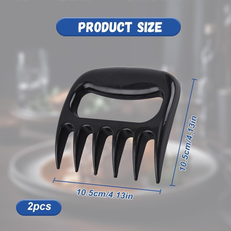 Uiopqrst 2Pcs Chicken Shredder, Meat Claws for Shredding, BBQ Claws,