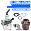 YOXUFA PZ22 Carburetor 22mm Carb Replacement for 125cc 110cc SSR