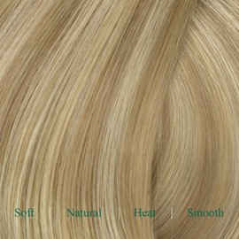 Easyouth Clip in Hair Extensions Real Human Hair Highlight 22Inch Clip on Hair Extensions Light Blonde Highlighted Golden Blonde Real Hair Clips in Extension Convenient for Women 120G 7Pcs