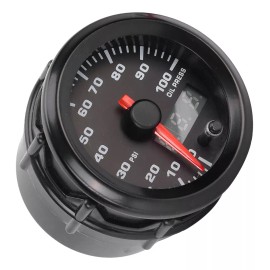 generic Z Medidor De Presión De Aceite Universal, 12 V, 2 Pulgadas,