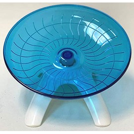 Large Flying Silent Spinner Saucer Exercise Jogging Running Wheel for Small Animal Hamster Gerbil Rat Mouse Rodent Degu Dagus Hermit Crabs Hedgie