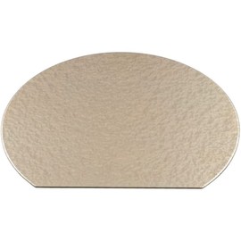 J-kitchens J-kitchens Shaku 2 Gion Half Moon Mat Champagne Gold Aqua/Black Made in Japan 36.0 cm