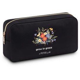 Christian Gifts for Women Faith Makeup Bag Religious Gifts for Women Catholic Spiritual Gifts Inspirational Gifts Christmas Birthday Gifts for Women Sister Her Friends Mum Makeup Travel Pouch