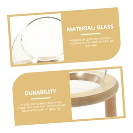 VILLFUL Hamster Bathroom Space Capsule Sleeping Quarters Bathtub Wear-Resistant Material for Daily Care