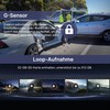 Miofive Car Camera 4K Resolution, WiFi, Bluetooth, GPS Dash Cam,