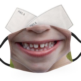 McMug - Smiling Child Face - Adult Face Masks - 2 Filters Included