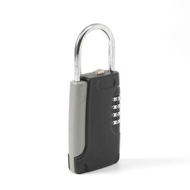 4-Digit Combination Black Lock with Secret Compartment Security Lock