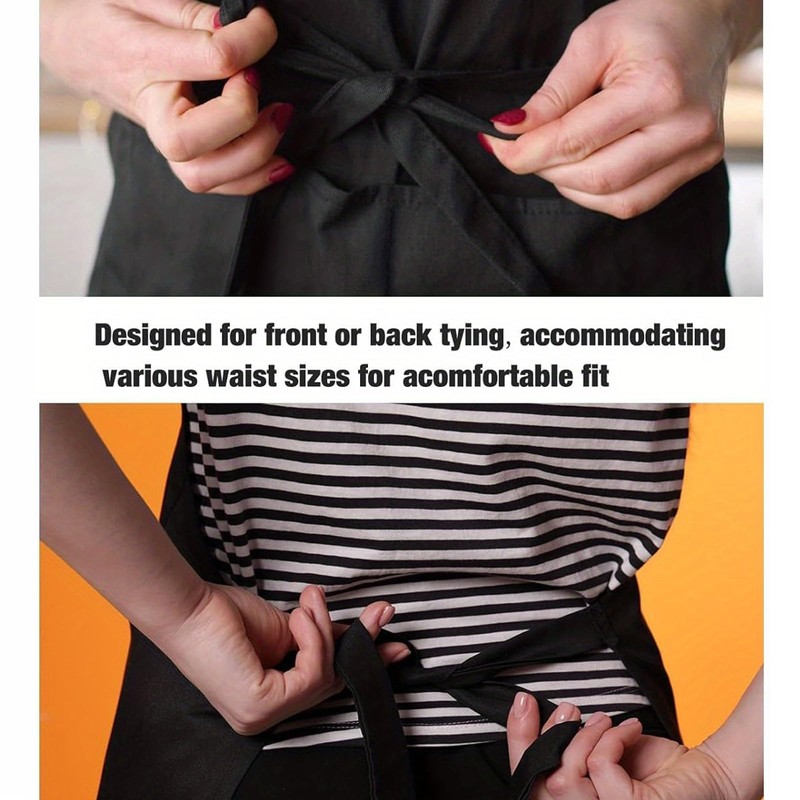 trabag Pack of 2 BBQ Aprons for Men with Pockets,