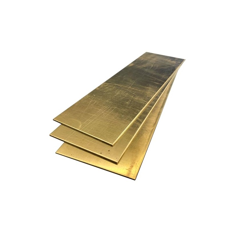 0.093" x 4" x 12" (3 Pack), C260-H02 Brass Sheet,