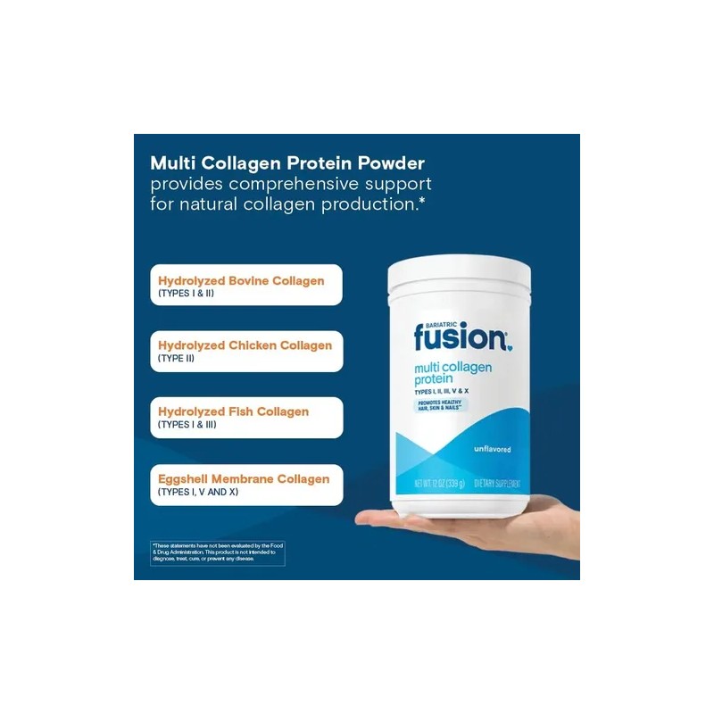 Bariatric Fusion Colágeno Múltiple Sin Sabor 30 Porciones