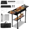 Portable Charcoal Grill Foldable Camping BBQ Hibachi Griddle Outdoor Cooking