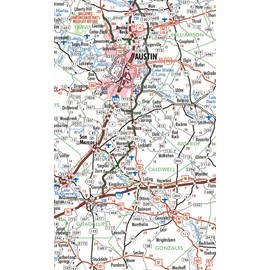 Texas Executive Wall Map - Paper 42w x 39h