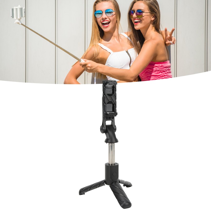 Selfie Tripod Stand Multi Angle Shooting 360° Rotation 70cm Telescopic