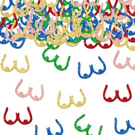 100Pcs Hen Party Accessories Confetti -Shiny Bachelorette Celebration Supplies Kit with Table Scatters & Bag Fillers for Bridal Showers,Gender Reveal & Hen Events Decoration