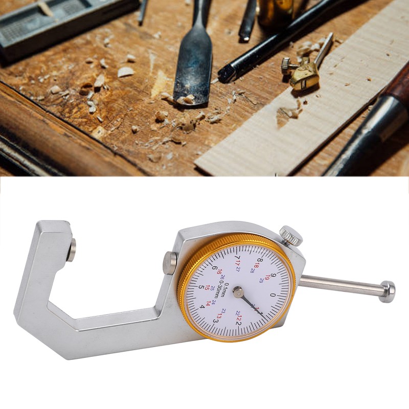 Flat Head Thickness Gauge High Accuracy Pocket Thickness Measuring Tool