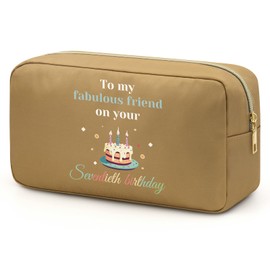 70th Birthday Gifts for Her Friendship Gifts for Women Cosmetic Bag for Friends Bestie Gifts 70 Year Old Gift Ideas Best Friend Cosmetic Bag Happy 70th Birthday Gifts for Women Friend Makeup Bag