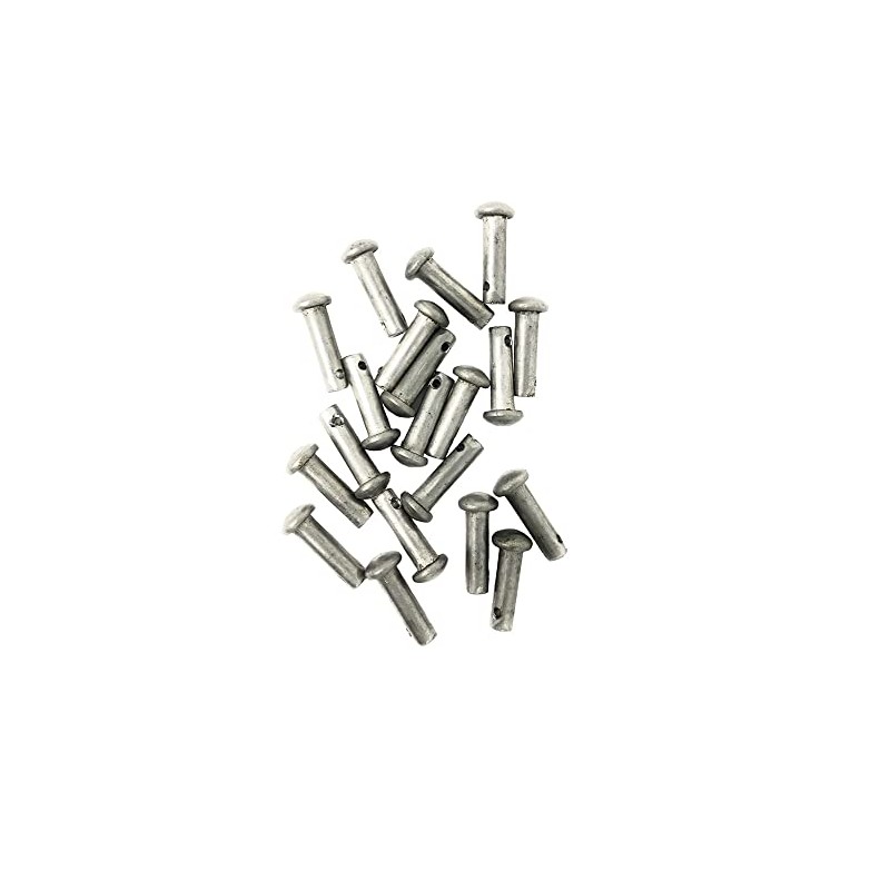 AJ Tack Stainless Steel Spur Rowel Pins - 10 Pairs