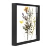 Frametory, Floating Picture Frame 8x8 - Black Aluminum Metal Photo