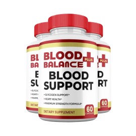 BloodBalance 3-Pack Blood Balance Plus Capsules, BloodBalance Plus for Blood Support-180 Caps