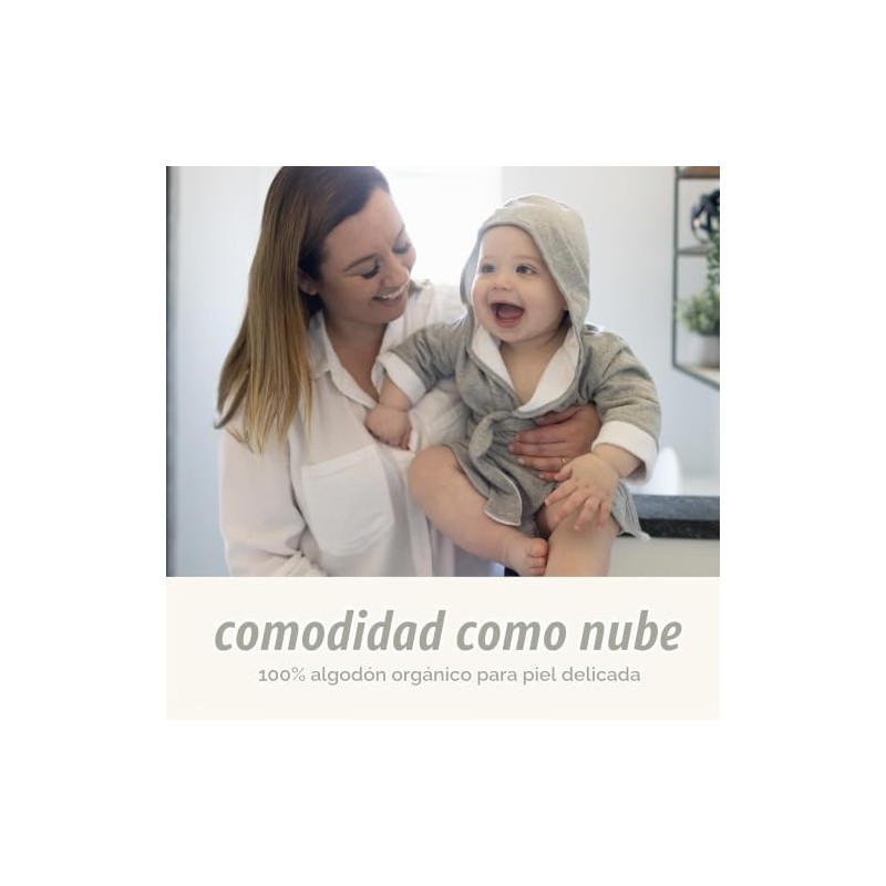 Burt's Bees Baby Toalla con Capucha Algodón Orgánico