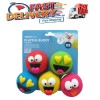 Vibrant Life Playful Buddy Dog Toys, Emoticon, Extra Small, 5