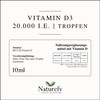 Vitamin D 20,000 IU Drops - Vitamin D3 20,000 -