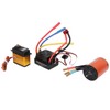3650 3900KV Brushless Motor 60A ESC 20kg Steering Gear Set