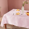Homiest 1 Pack 60 x 84 Inches Satin Tablecloth Light