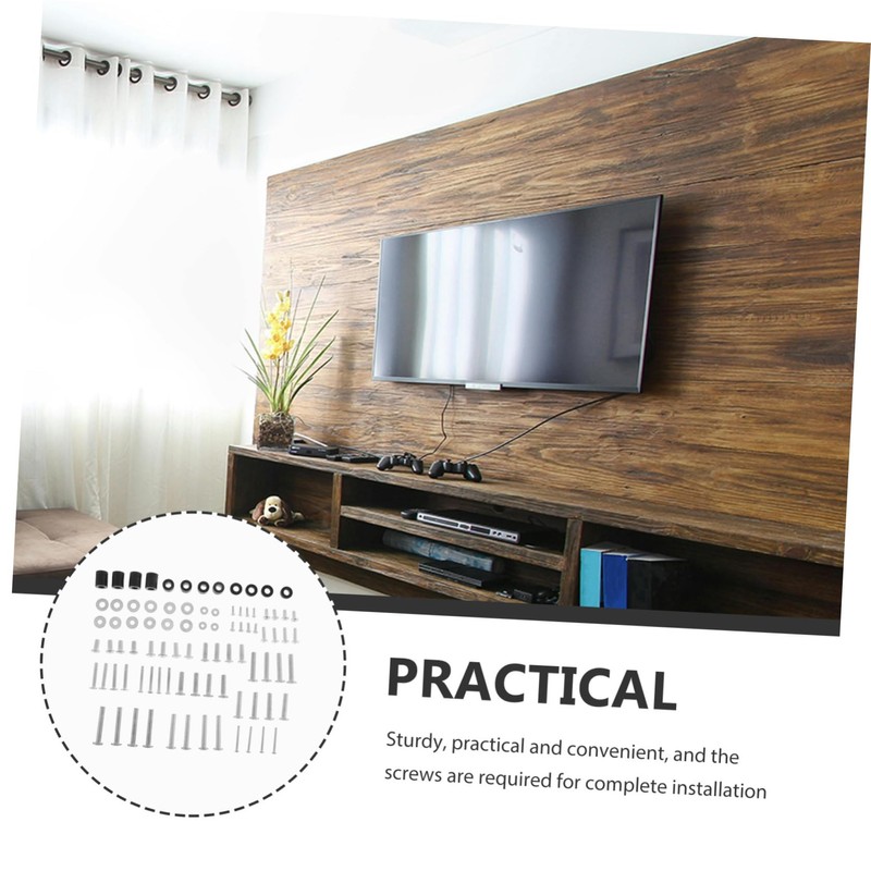 TEHAUX 88pcs Tv Mounting Screw Kit Heavy Duty Wall Mount