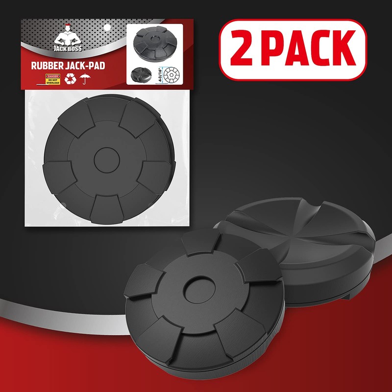 JACK BOSS Jack Pad Universal Large Floor Jack Rubber Pads